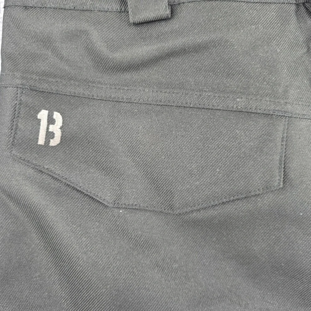 Burton DryRide Snowboard Pants Mens Medium Tall Black Cargo Ski Winter Trousers